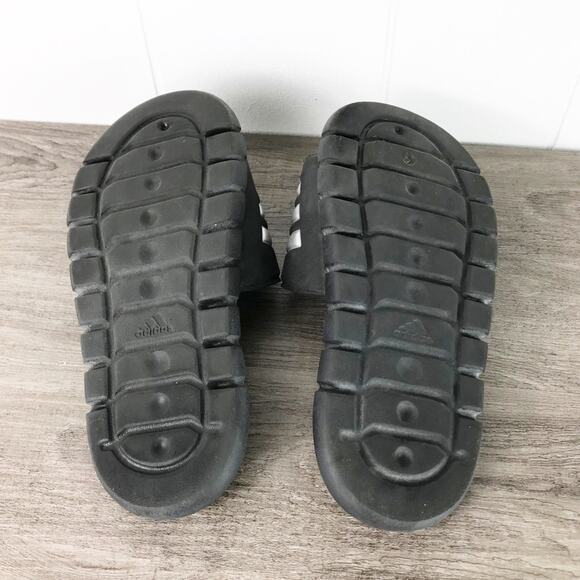 ADIDAS Boy’s Striped Slides - Picture 7 of 10